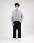BUTTON DOWN SHIRT - BLUE/WHITE STRIPES 204