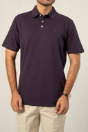 INTERLOCK BLACK BERRY POLO SHIRT (ONLINE EXCLUSIVE)