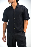 Half Sleeve Shirt - Black