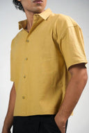 Casual Half Sleeve Shirt - Khaki