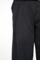 Baggy Trouser (Acid Wash Cut-Sew) - Dark Grey