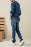 DENIM SHIRT  - BLUE