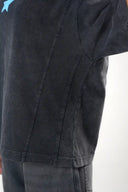 Baggy T Shirt (Acid Wash Star) - Dark Grey