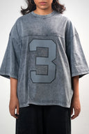 Baggy T Shirt (Acid Wash 3) - Light Grey
