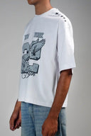Oversized Tee Shirt (Dove 22) - White