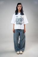 Oversized Tee Shirt (Dove 22) - White