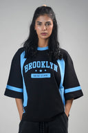 Baggy T Shirt (Brooklyn) - Black Blue