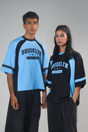 Baggy T Shirt (Brooklyn) - Black Blue