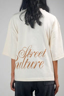 Oversized T Shirt (Kast) - Beige