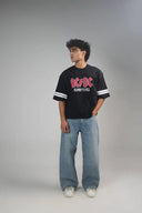 Oversized Tee Shirt (AC/DC) - Black