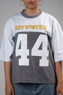 Boxy T Shirt (Offsystem) - Grey/White