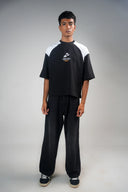 Oversized T Shirt (Celestial Stars) - Black/White