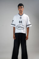 Oversized Varsity T Shirt (Challengers 44) - White