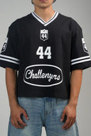 Oversized Varsity T Shirt (Challengers 44) - Black