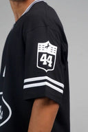 Oversized Varsity T Shirt (Challengers 44) - Black