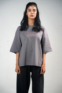 Oversized T Shirt (Rejuvenation) - Grey
