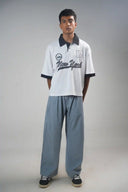Boxy Polo Shirt (New York) - White