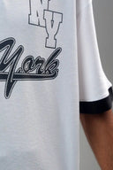 Boxy Polo Shirt (New York) - White