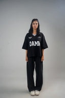 Oversized Jersey Tee Shirt (Superstars League) - Black