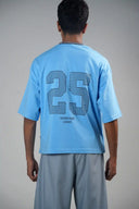 Oversized Jersey Tee Shirt (Superstars League) - Blue