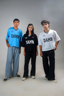 Oversized Jersey Tee Shirt (Superstars League) - Blue