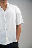 Half Sleeve Shirt - White