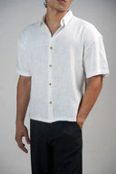 Half Sleeve Shirt - White